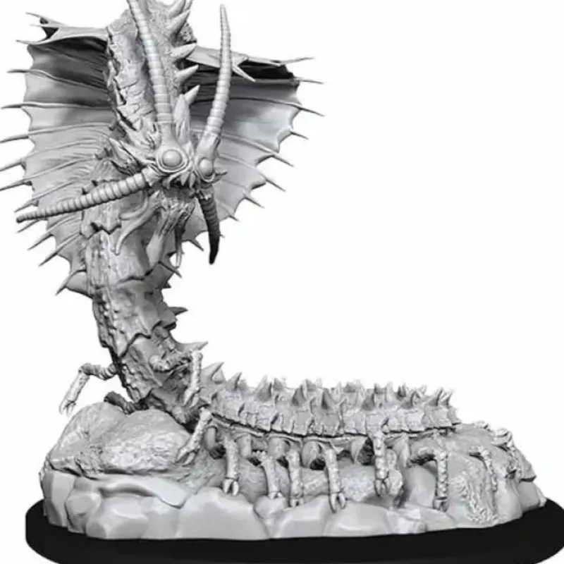 Tabletop Miniatures-D&D Nolzur's Marvelous Unpainted Miniatures (W14) Young Remorhaz - Your Source for Gaming Essentials