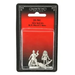 Tabletop Miniatures-Deckers (3) #20-501 Shadowrun RPG Metal Ral Partha Figure - Your Source for Gaming Essentials
