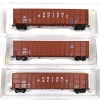Clearance Deluxe Innovations 100223 N UP Gunderson Deep-Rib WoodChip Gondolas - RTR - Your Source for Gaming Essentials Trains