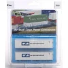 Hot Deluxe Innovations 5131 N ZIM 40' Dual Logo Panel Container (Pack of 2) - Your Source for Gaming Essentials Trains
