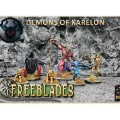 Tabletop Miniatures-Demons of Karelon Starter Box #119999 Unpainted Metal Figure Set - Your Source for Gaming Essentials