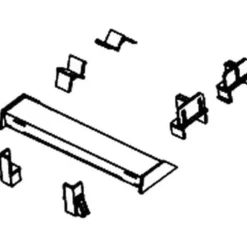 Best Details West 1015 HO Container End Fixed Restraint Curbs for 60' & 89' Flats - Your Source for Gaming Essentials Trains