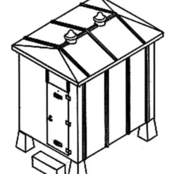 Best Details West 907 HO Scale 6' x 8' Instrument Shed Metal Kit - Your Source for Gaming Essentials