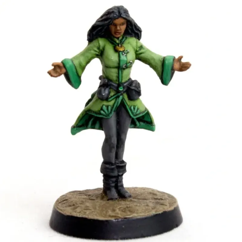 Tabletop Miniatures-DGS Games Enchantress #113004 Unpainted 32mm Scale Freeblades Metal Figure - Your Source for Gaming Essentials
