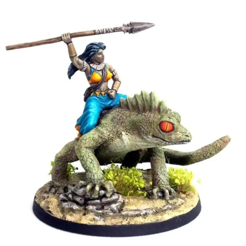 Tabletop Miniatures-DGS Games Izchaki Chaser #121008 Unpainted 32mm Scale Freeblades Metal Figure - Your Source for Gaming Essentials