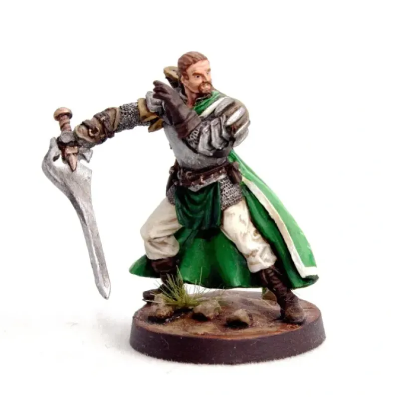 Tabletop Miniatures-DGS Games Jendal Bladeseeker 101001 Unpainted 32mm Scale Freeblades Metal Figure - Your Source for Gaming Essentials