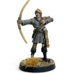 Tabletop Miniatures-DGS Games Muster Archer Pose 1 #103012 Unpainted 32mm Scale Metal Figure - Your Source for Gaming Essentials