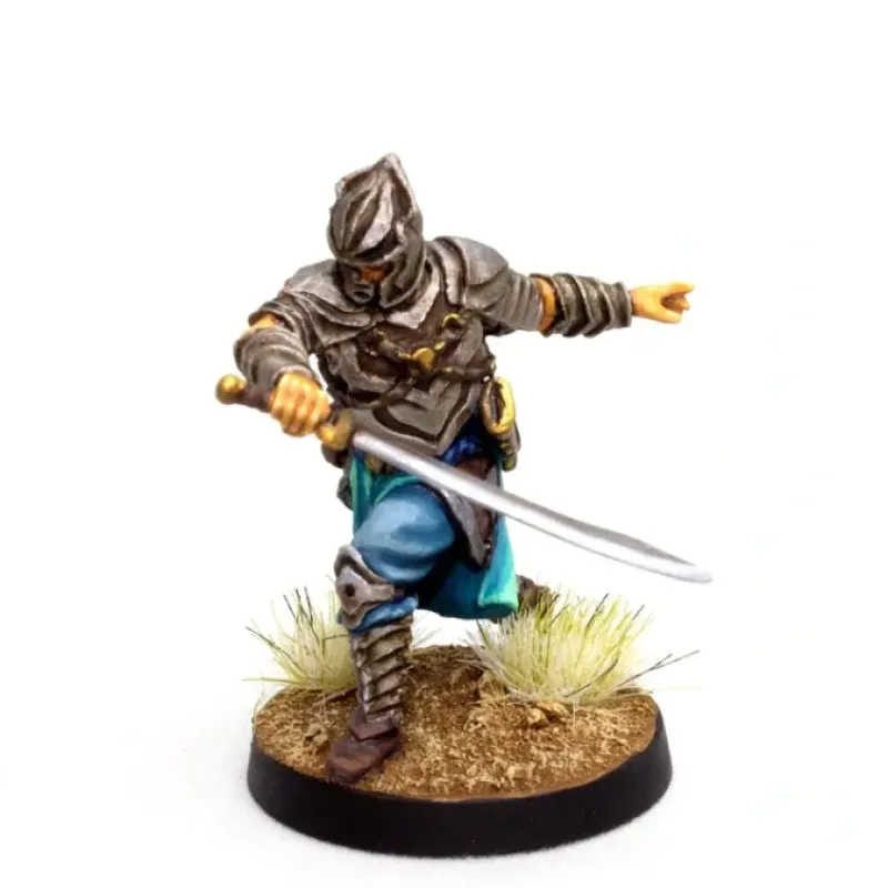 Tabletop Miniatures-DGS Games Shaikan #107003 Unpainted 32mm Scale Freeblades Metal Figure - Your Source for Gaming Essentials