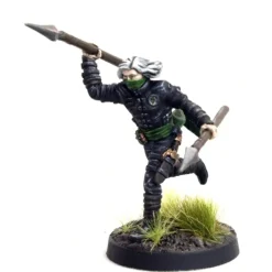 Tabletop Miniatures-DGS Games Veteran Defender #112013 Unpainted 32mm Scale Freeblades Metal Figure - Your Source for Gaming Essentials