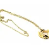 Dice>Dice Pendant Necklace 'Axe Blade' with Gold-Color Finish - Holds a 12mm D6 - Your Source for Gaming Essentials