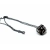Dice>Dice Pendant Necklace 'Dragons' with Gunmetal Gray Finish - Holds a D10 - Your Source for Gaming Essentials