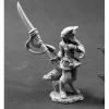 Tabletop Miniatures-Dijoro, Female Kitsune 03802 Dark Heaven Unpainted Metal Figure - Your Source for Gaming Essentials