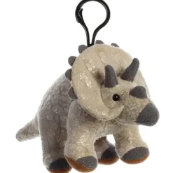 Toys-Dinosaurs 6" Aurora Plush Triceratops Clip On - Your Source for Gaming Essentials