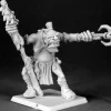 Tabletop Miniatures-Dorella Kreeg, Ogre Shaman 60027 Pathfinder Miniature Unpainted - Your Source for Gaming Essentials