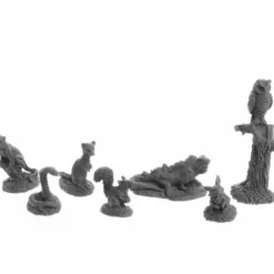 Tabletop Miniatures-Dungeon Dwellers Familars 2 #07049 Bones USA Unpainted Plastic Figures - Your Source for Gaming Essentials