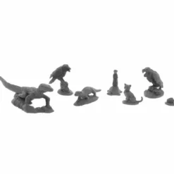 Tabletop Miniatures-Dungeon Dwellers Familiars 3 #07050 Bones USA Unpainted Plastic Figures - Your Source for Gaming Essentials