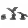 Tabletop Miniatures-Dungeon Dwellers Giant Bats (3) #07058 Bones USA Unpainted Plastic Figures - Your Source for Gaming Essentials