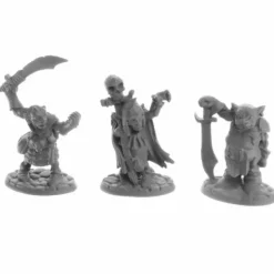 Tabletop Miniatures-Dungeon Dwellers Goblin Elites (3) #07046 Bones USA Unpainted Plastic Figures - Your Source for Gaming Essentials