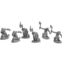 Tabletop Miniatures-Dungeon Dwellers Goblin Raiders (6) #07043 Bones USA Unpainted Plastic Figures - Your Source for Gaming Essentials