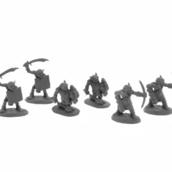 Tabletop Miniatures-Dungeon Dwellers Goblin Skirmishers (6) #07045 Bones USA Unpainted Plastic Minis - Your Source for Gaming Essentials