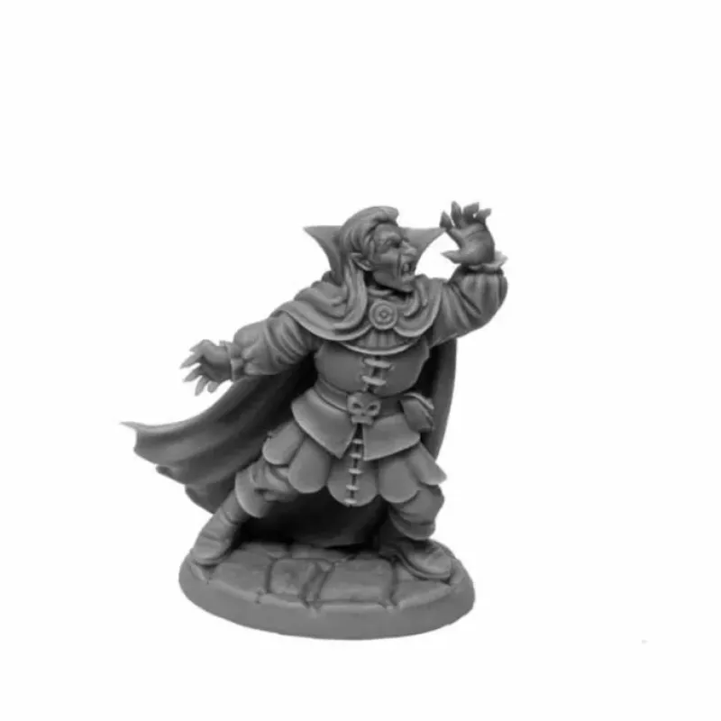Tabletop Miniatures-Dungeon Dwellers Kaspar Von Mondstein, Vampire #07073 Bones USA Unpainted Plastic Figure - Your Source for Gaming Essentials