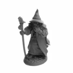 Tabletop Miniatures-Dungeon Dwellers Landol Griwsold, Human Wizard #07068 Bones USA Unpainted Plastic Figure - Your Source for Gaming Essentials