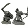 Tabletop Miniatures-Dungeon Dwellers Orc Raiders (2) #07013 Bones USA Unpainted Plastic Figures - Your Source for Gaming Essentials