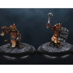 Tabletop Miniatures-Dungeon Dwellers Ratpelt Kobolds (2) 07009 Unpainted Metal Mini - Your Source for Gaming Essentials