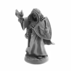 Tabletop Miniatures-Dungeon Dwellers ReaperCon Hotel Mini: Thess Ironfaith #07066 Bones USA Unpainted Plastic Figure - Your Source for Gaming Essentials