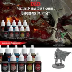 Tabletop Miniatures-Dungeons and Dragons Nolzur's Marvelous Pigments: Underdark Paint Set - Your Source for Gaming Essentials