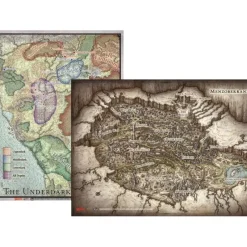 Board Games-Dungeons and Dragons Out of the Abyss DnD Map Set (2) - Your Source for Gaming Essentials