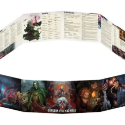 Board Games-Dungeons and Dragons RPG: Waterdeep - Dungeon of the Mad Mage DM Screen - Your Source for Gaming Essentials