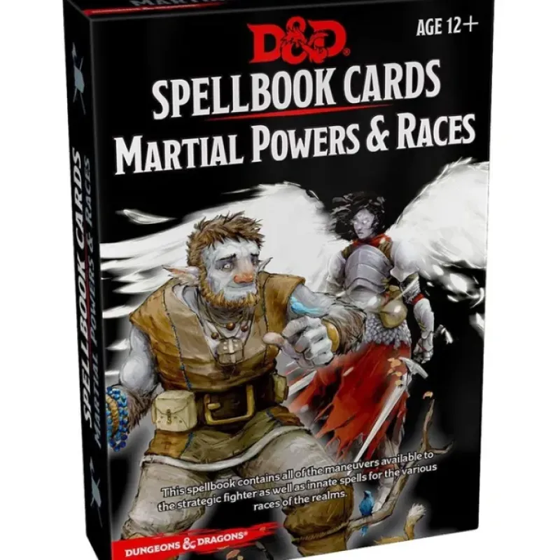 Board Games-Dungeons and Dragons RPG Spellbook Cards - 61 Card Martial Powers and Races Deck - Your Source for Gaming Essentials