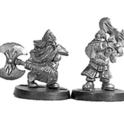 Tabletop Miniatures-Dwarven Great Axemen (2) #01-228 Classic Ral Partha Fantasy RPG Metal Figure - Your Source for Gaming Essentials
