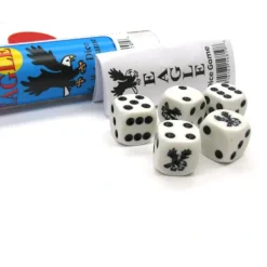 Dice>Eagle Dice Game 5 Dice Set with Travel Tube and Instructions - Your Source for Gaming Essentials