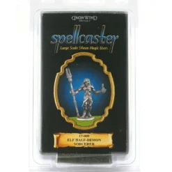 Tabletop Miniatures-Elf Half-Demon Sorcerer #17-009 Classic Ral Partha Fantasy RPG Metal Figure - Your Source for Gaming Essentials