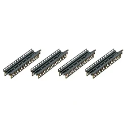 Best Faller 282901 4-3/8" Straight Steel Bridge Sections (4) - Your Source for Gaming Essentials Trains