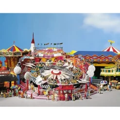 Faller 140439 HO Flipper Roundabout Carnival Kit - Your Source for Gaming Essentials Trains