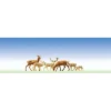 Best Faller 155509 N Fallow Deer & Red Deer Figure Set (Set of 12) - Your Source for Gaming Essentials Trains