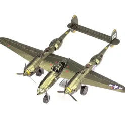 Toys-Fascinations ICONX P-38 Lightning Laser Cut 3D Metal Model Kit - Your Source for Gaming Essentials