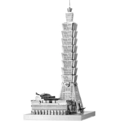 Toys-Fascinations ICONX Taipei 101 Laser Cut 3D Metal Model Kit - Your Source for Gaming Essentials
