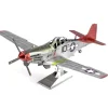 Toys-Fascinations ICONX Tuskegee P-51DLaser Cut 3D Metal Model Kit - Your Source for Gaming Essentials