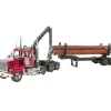 Toys-Fascinations ICONX Western Star 4900 Log Truck, Trailer Laser Cut 3D Metal Model - Your Source for Gaming Essentials