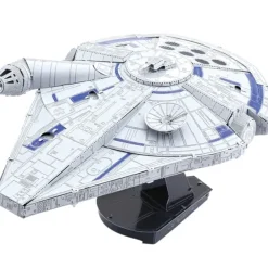 Toys-Fascinations Lando's Millennium Falcon Unassembled Color 3D Metal Model Kit - Your Source for Gaming Essentials