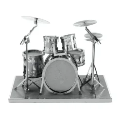 Toys-Fascinations Metal Earth Drum Set Laser Cut 3D Metal Model Kit - Your Source for Gaming Essentials