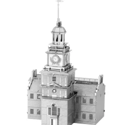 Toys-Fascinations Metal Earth Independence Hall Unassembled 3D Metal Model Kit - Your Source for Gaming Essentials