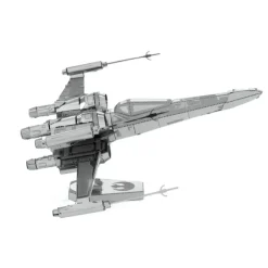 Toys-Fascinations Metal Earth Poe Dameron's X-Wing Fighter Laser Cut 3D Metal Kit - Your Source for Gaming Essentials