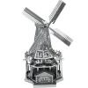 Toys-Fascinations Metal Earth Windmill Laser Cut 3D Metal Model Kit - Your Source for Gaming Essentials