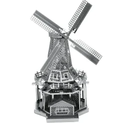 Toys-Fascinations Metal Earth Windmill Laser Cut 3D Metal Model Kit - Your Source for Gaming Essentials