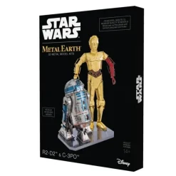 Toys-Fascinations Metal Earth Gift Box Set C-3PO & R2-D2 Laser Cut 3D Metal Model Kit - Your Source for Gaming Essentials